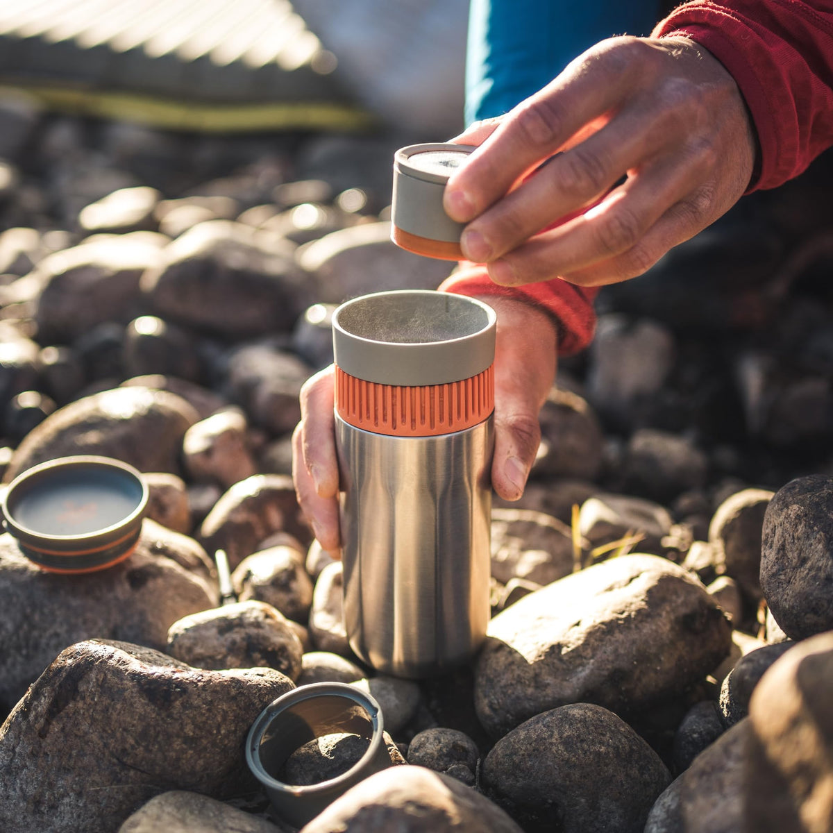 Portable Coffee Maker and Insulated Travel Mug, 10 fl oz V505