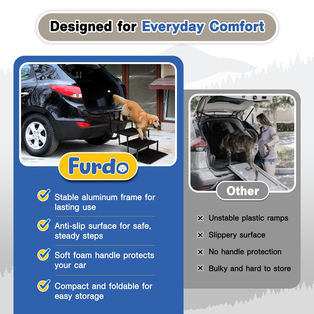 Foldable Non-Slip Dog Stairs S4330
