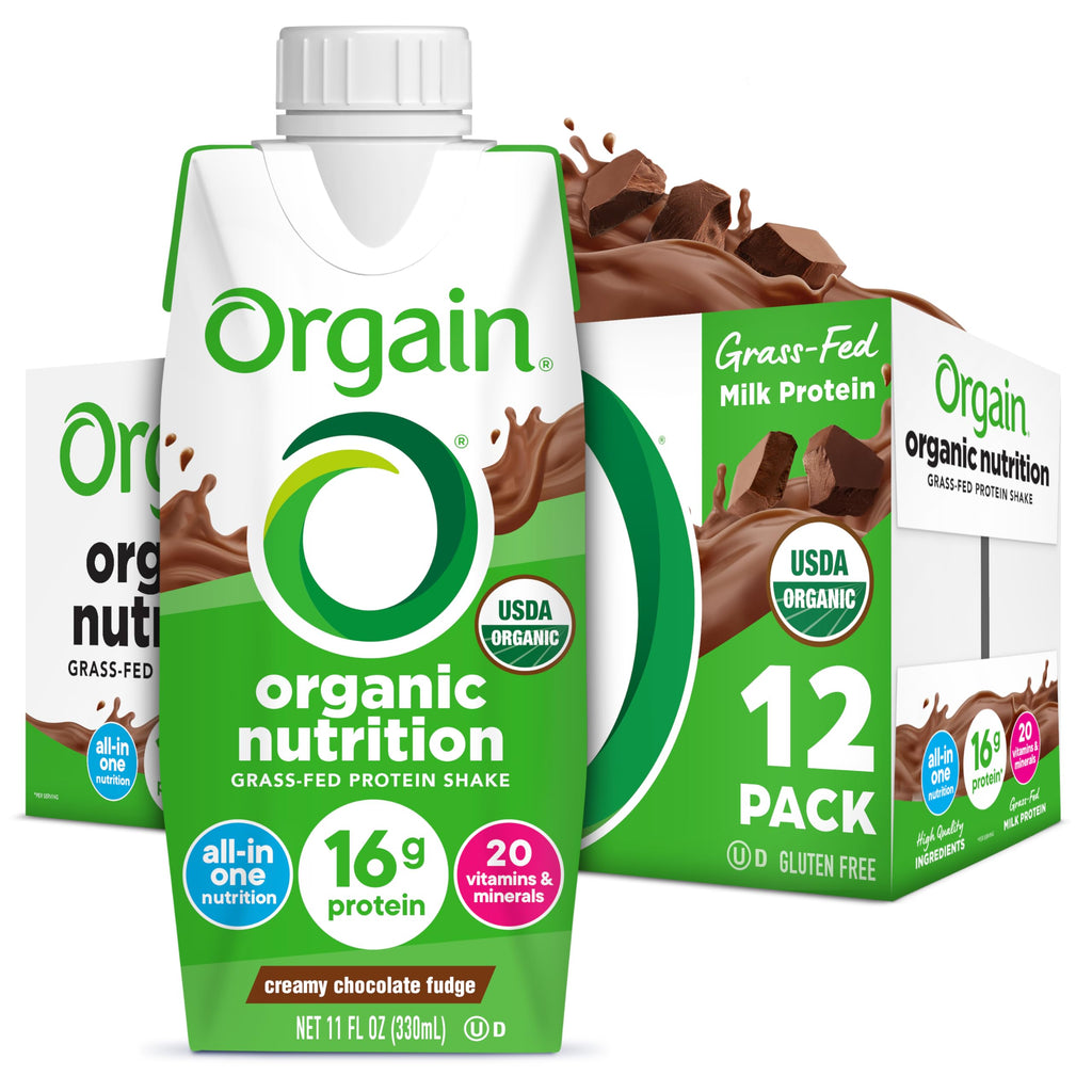Organic Creamy Chocolate Fudge Shake 12 Pack H7092