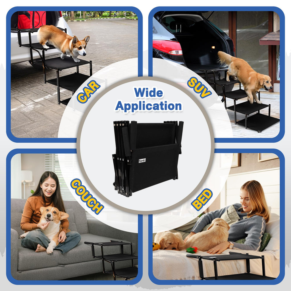 Foldable Non-Slip Dog Stairs S4330