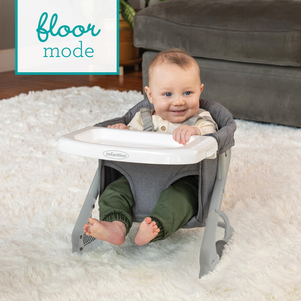 Gray Travel Booster High Chair & Seat K987525