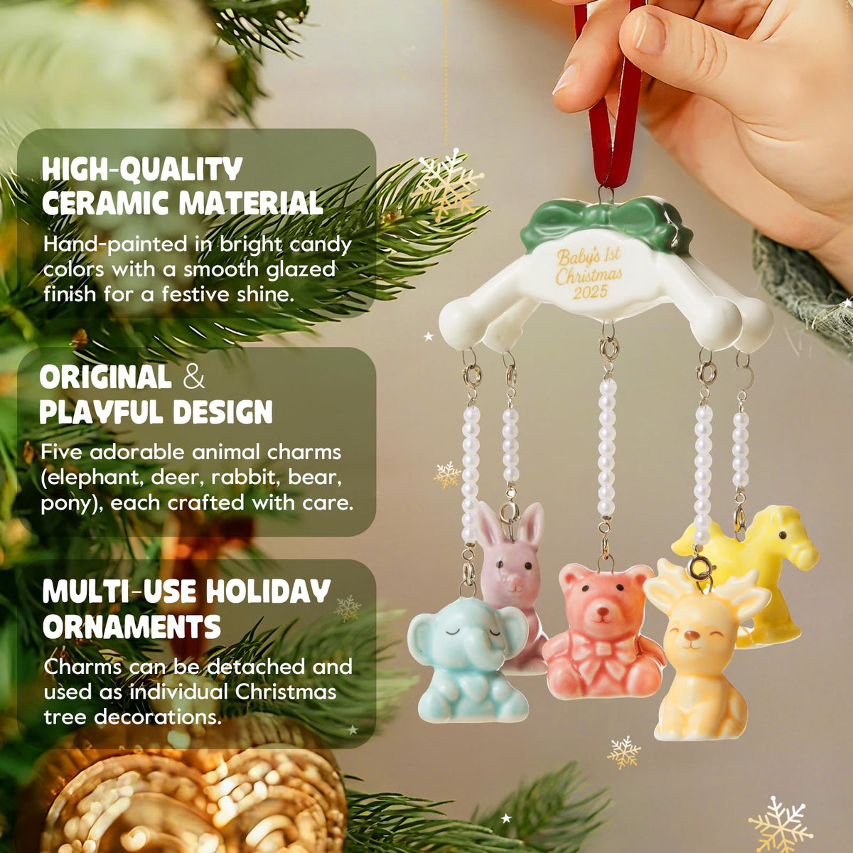 Baby's First Christmas Ornament 2025 B226965