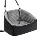 Dog Car Seat for Small Dogs Up to 30 Lbs, Grey-Black F7552