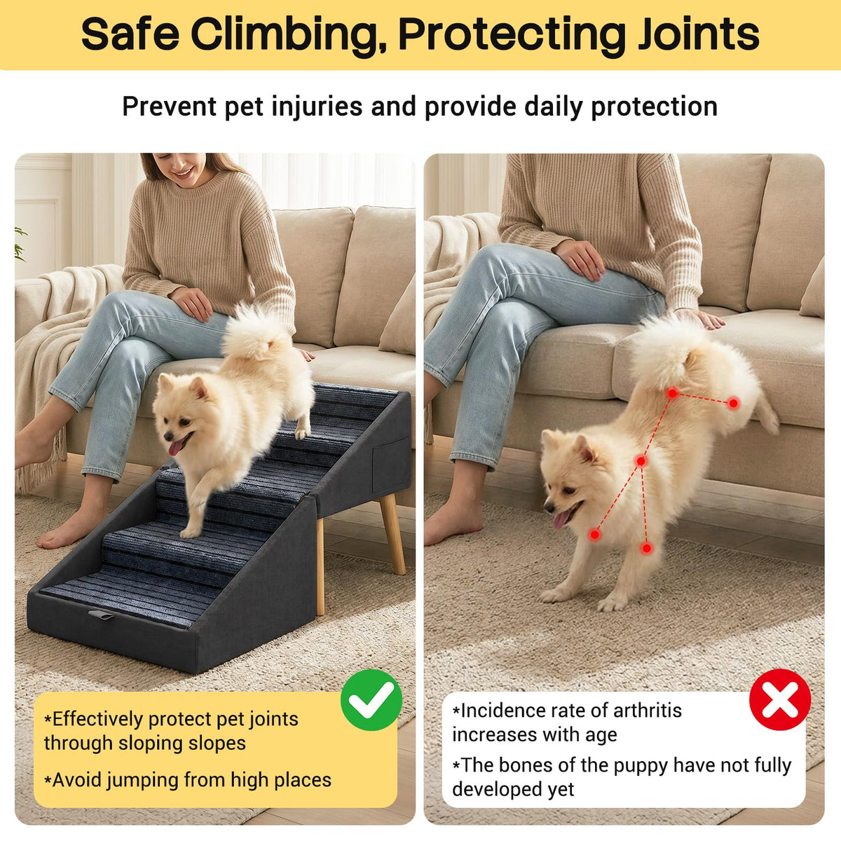 2-in-1 Dog Stairs U3570
