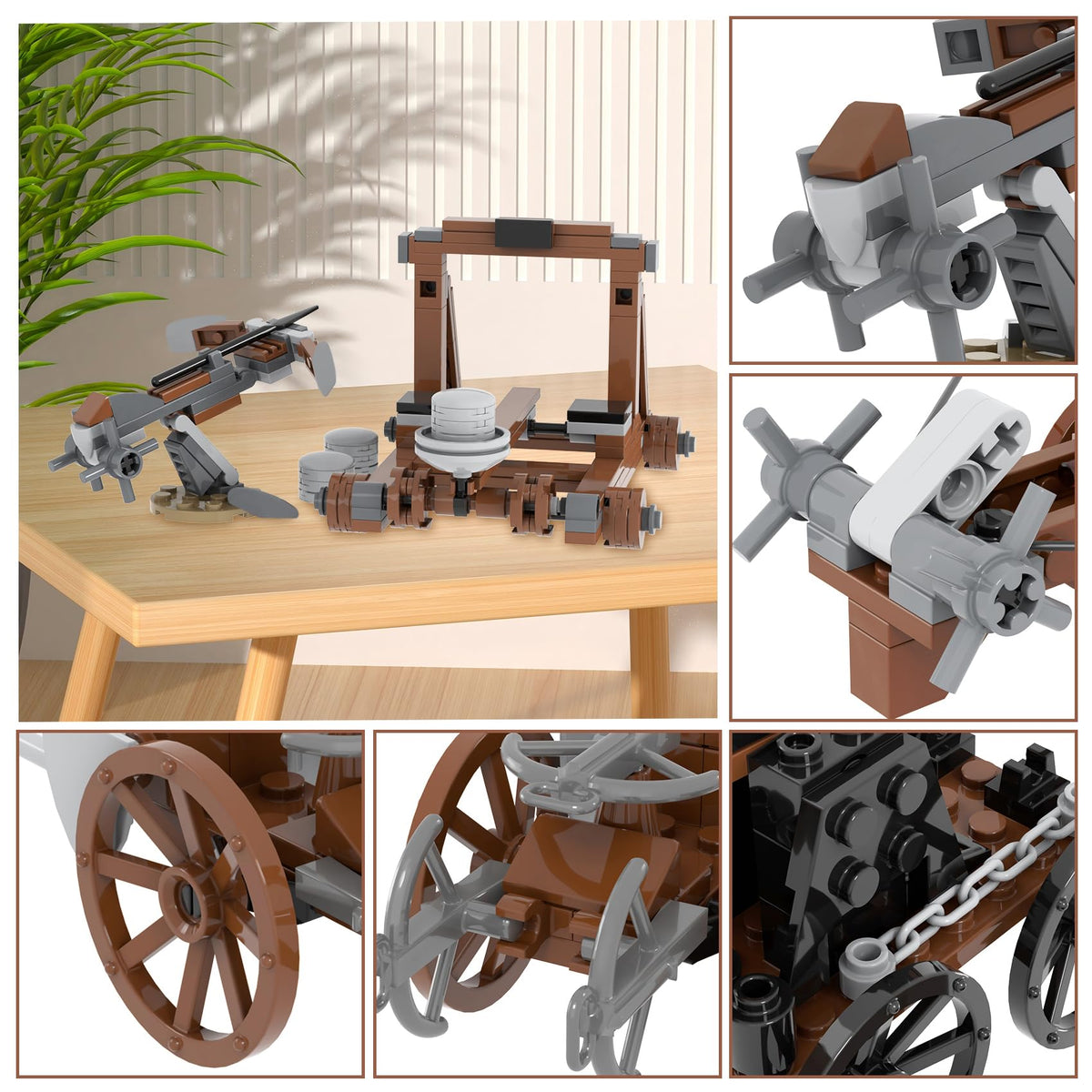 564 Pcs Medieval Weapons Building Block Set J2139