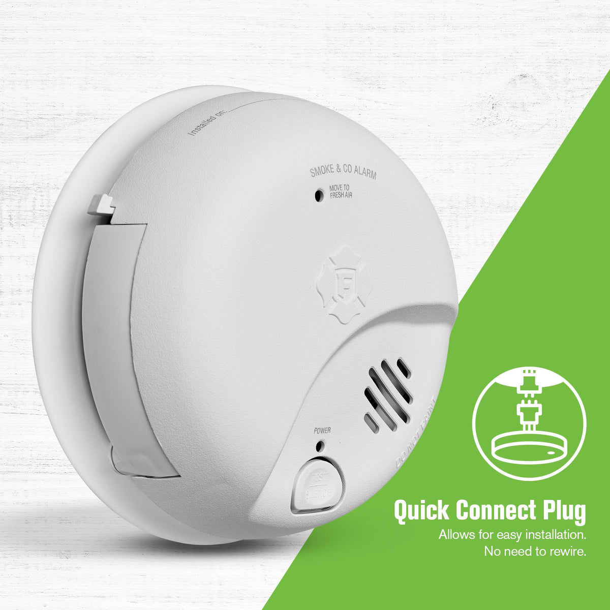 Hardwire Combination Smoke & Carbon Monoxide Alarm O934795