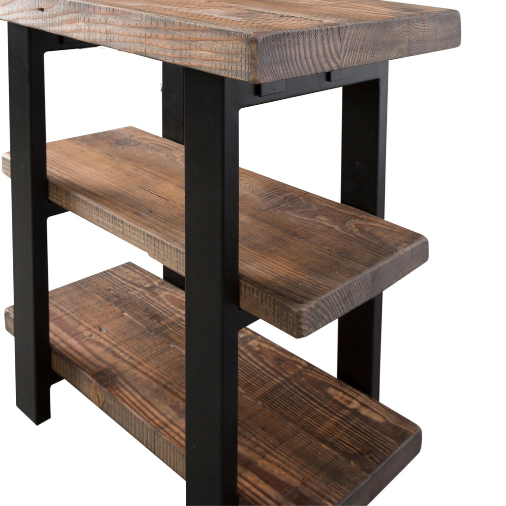 Solid Wood 3-Tier End Table E1622