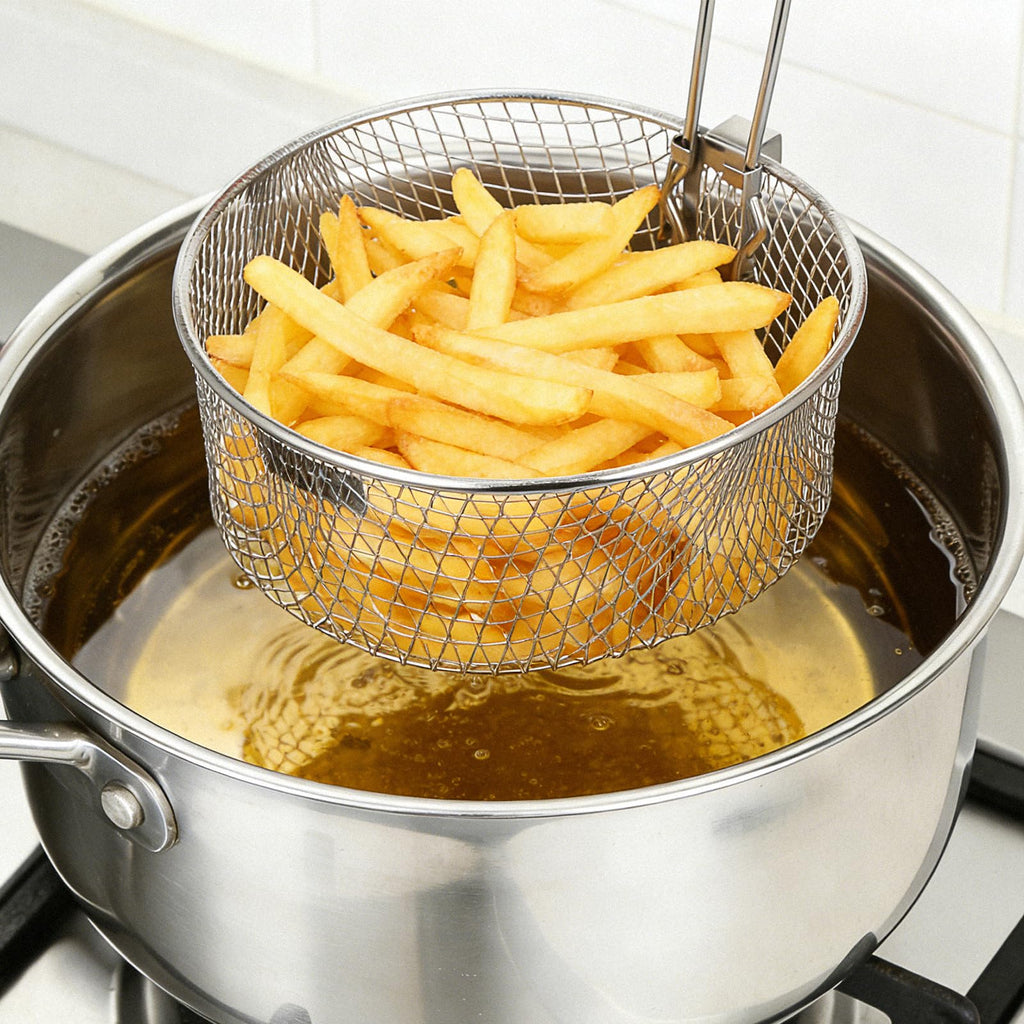 Deep Fryer Basket with Handle Y395