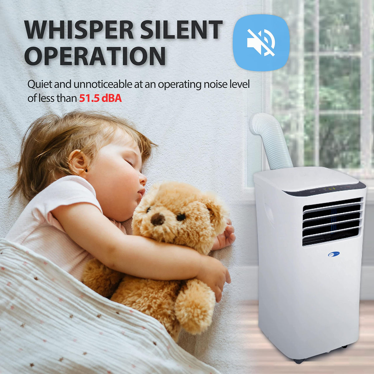 Portable Air Conditioner, 10,000 BTU H967151