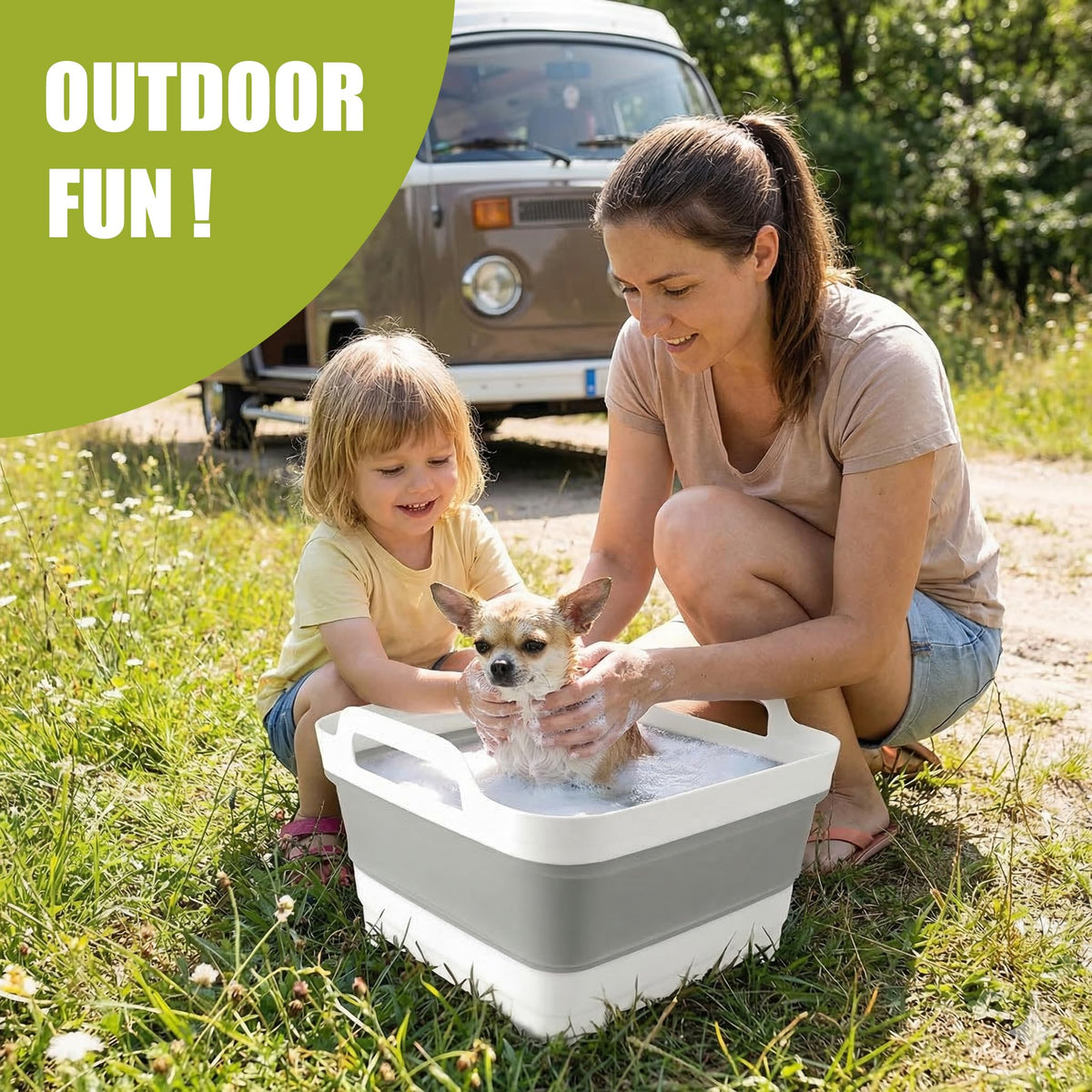 9L Collapsible Small Puppy Kitten Bath Tub M1277