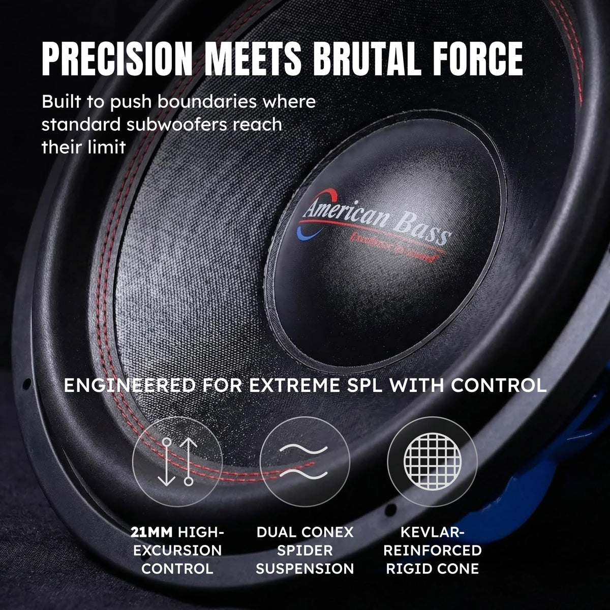 18 Inch 1 Ohm 4000 Max Watts Car Subwoofer C1360