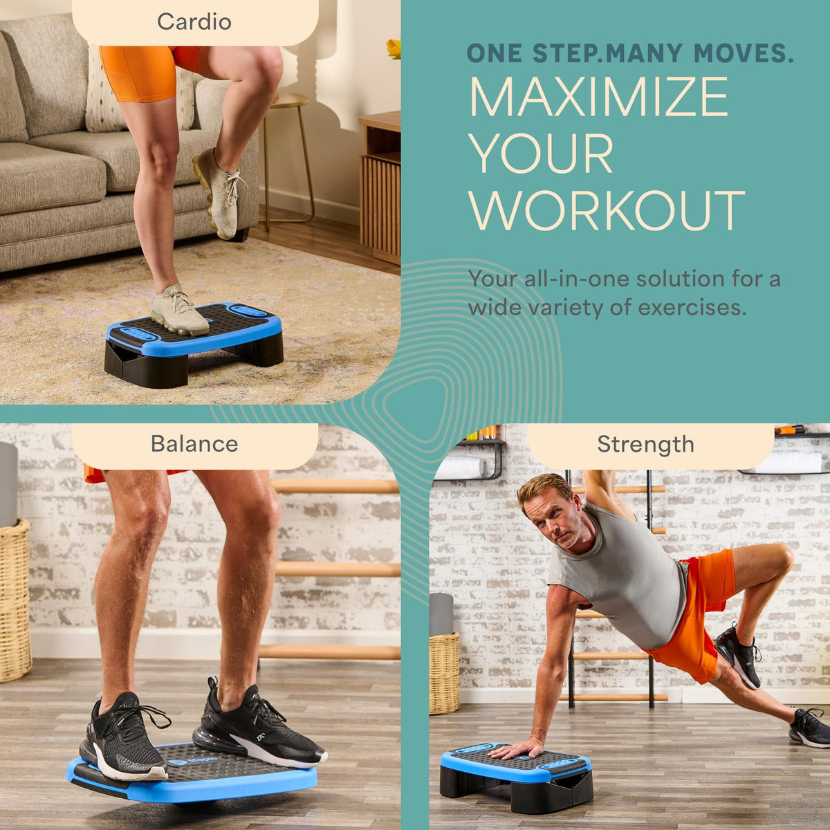 4-in-1 Adjustable Exercise Platform J6139