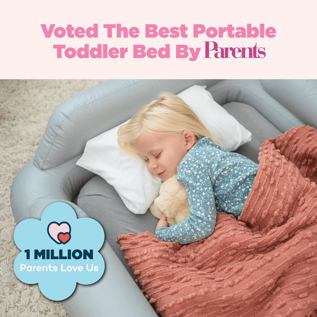 Inflatable Toddler Travel Bed with Safety Bumpers T80463