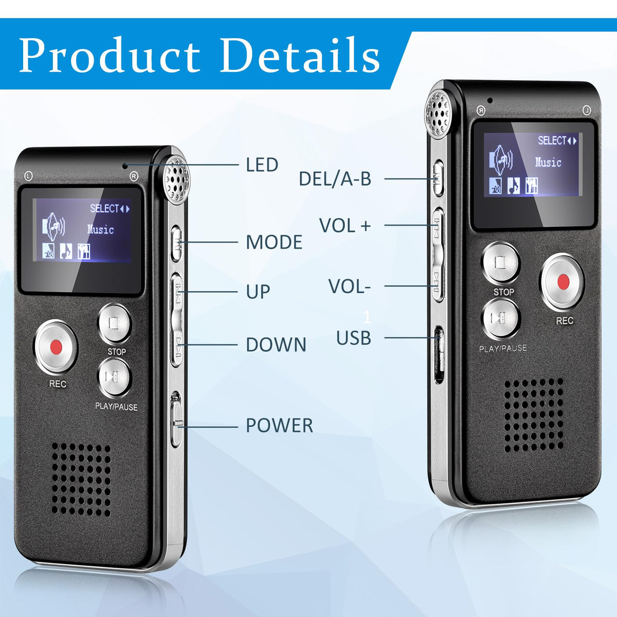 Black EVP Recorder Ghost Hunting Kit T381121