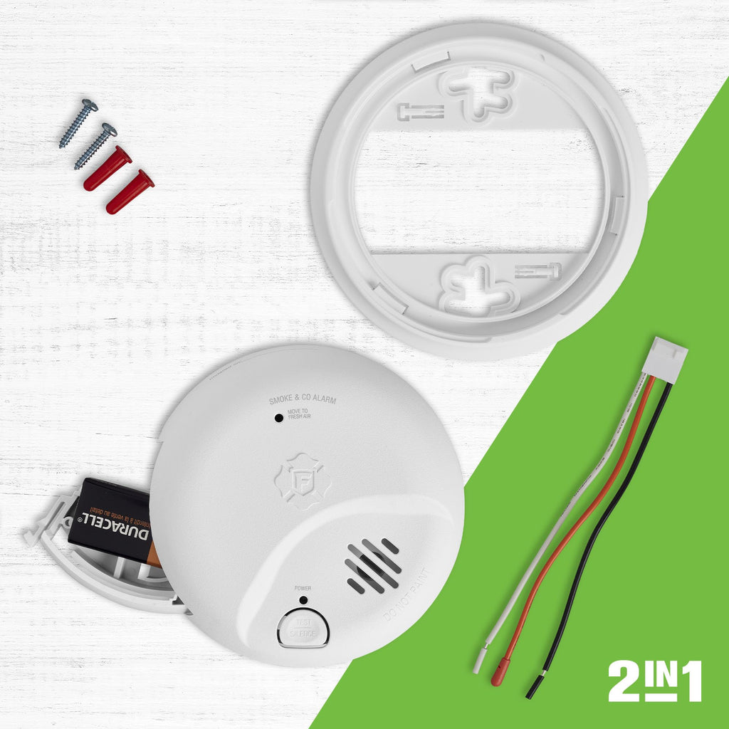 Hardwire Combination Smoke & Carbon Monoxide Alarm O934795