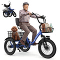 Electric Tricycle for Adults with 2 Basket Y645587