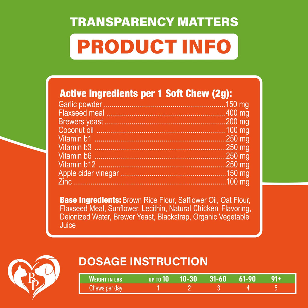 Chewable Flea and Tick Prevention Pills for Dogs M533