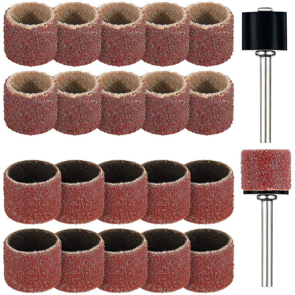 22 Pcs Dog Nail Grinder Bands 60 and 100 Grit X8246