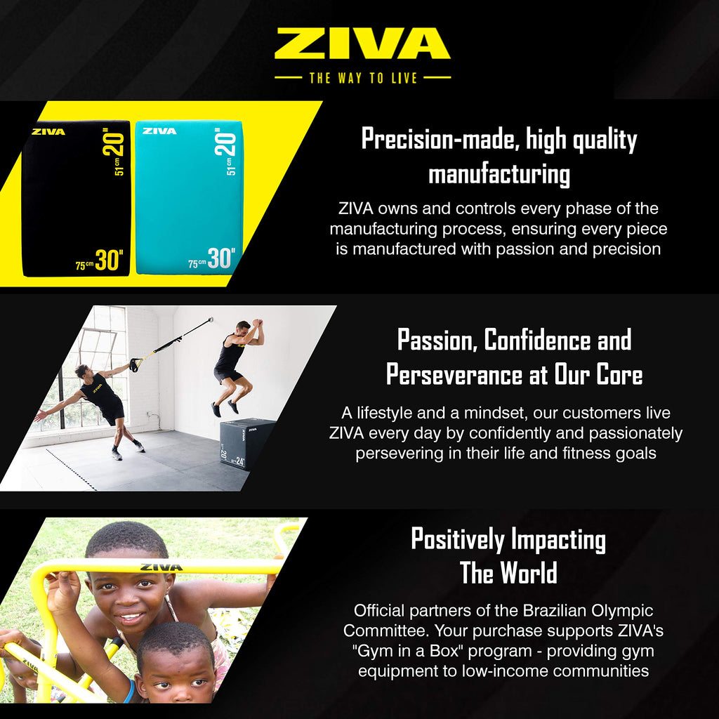3-in-1 Plyo Box with Non-Slip PVC Cover 20x24x30" C65317